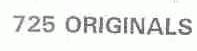 725 ORIGINALS