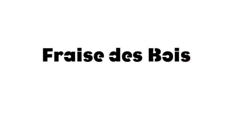 FRAISE DES BOIS