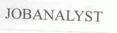 JOBANALYST