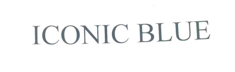 ICONIC BLUE;图标的蓝色