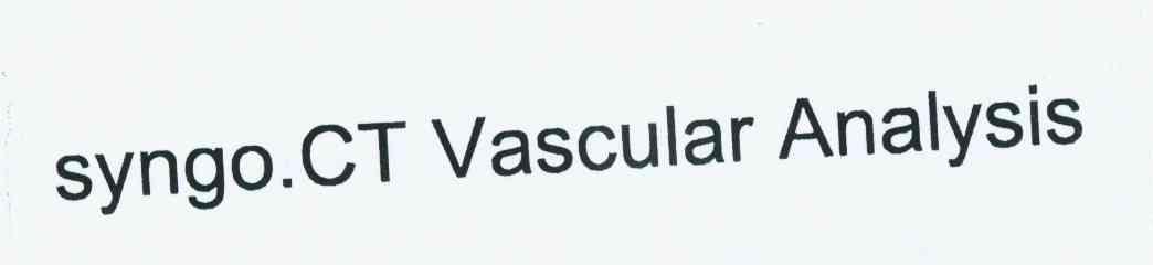SYNGO.CT VASCULAR ANALYSIS
