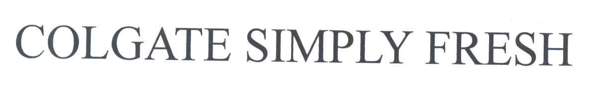 COLGATE SIMPLY FRESH