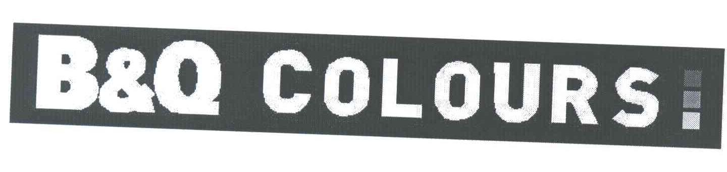 B&Q COLOURS