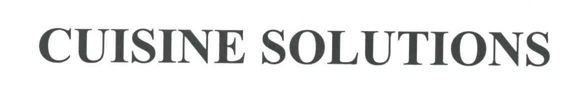 CUISINE SOLUTIONS
