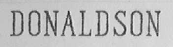 DONALDSON