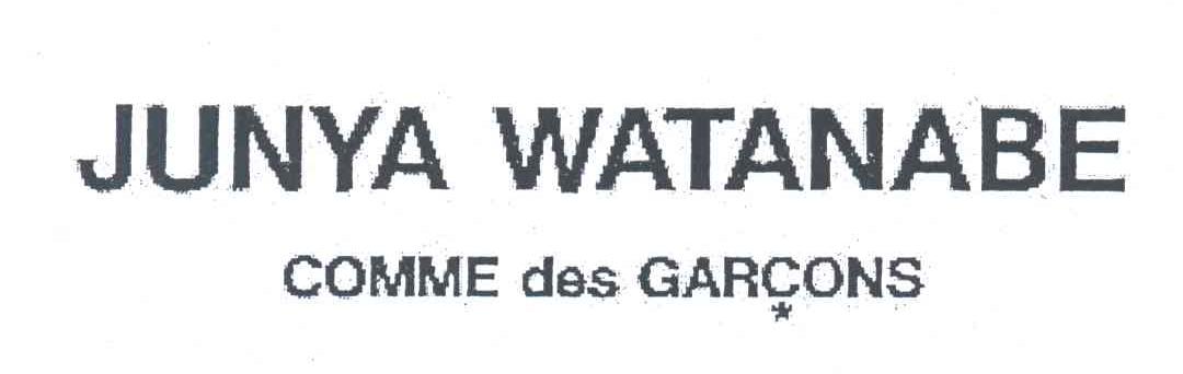 JUNYA WATANABE;COMME DES GARCONS