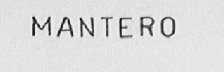 MANTERO