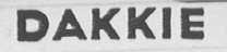 DAKKIE
