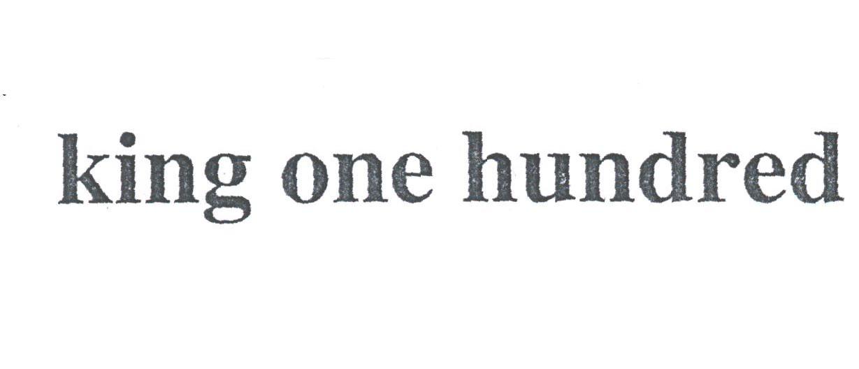 KING ONE HUNDRED