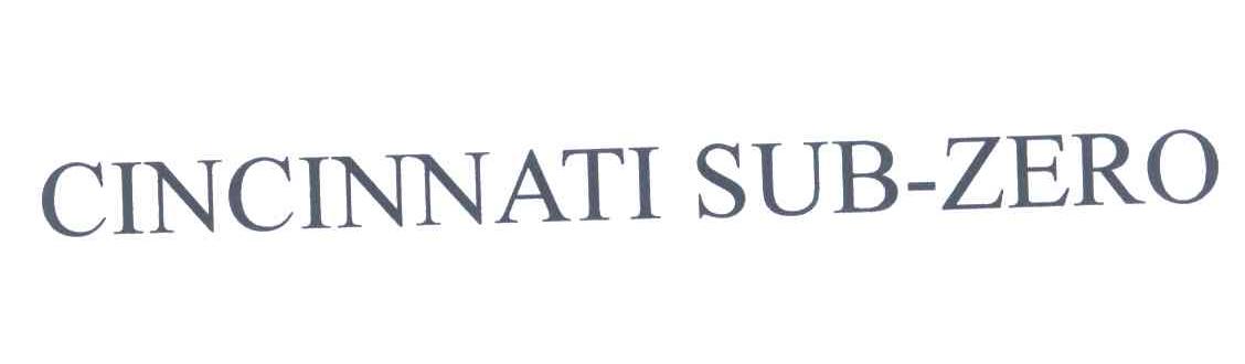 CINCINNATI SUB-ZERO
