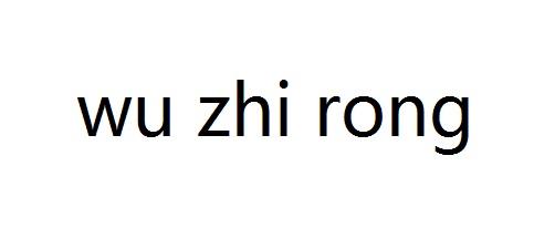 WU ZHI RONG