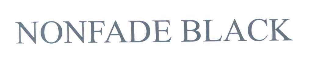 NONFADE BLACK