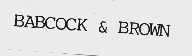BABCOCK &BROWN