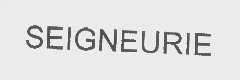 SEIGNEURIE