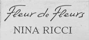 FLEUR DE FLEURS NINA RICCI