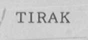 TIRAK