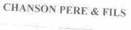 CHANSON PERE&FILS