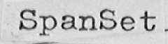 SPANSET