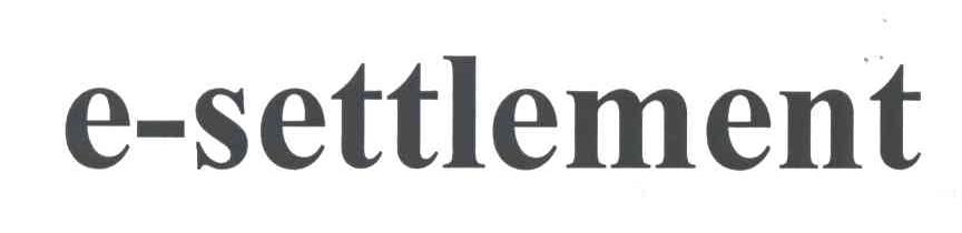 E-SETTLEMENT