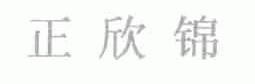 正欣锦