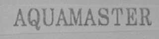 AQUAMASTER