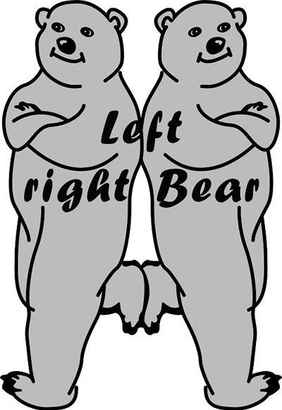 LEFT RIGHT BEAR