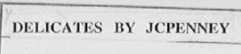 DELICATES BY JCPENNEY