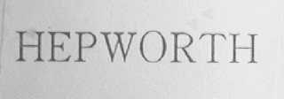 HEPWORTH