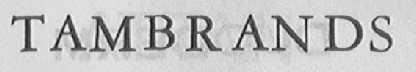 TAMBRANDS