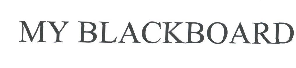 MY BLACKBOARD