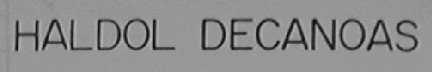 HALDOL DECANOAS