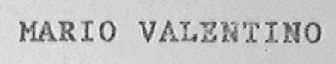 MARIO VALENTINO