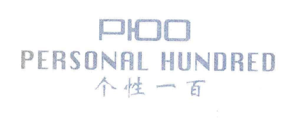 个性一百 PERSONAL HUNDRED P 100