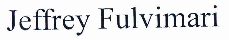 JEFFREY FULVIMARI
