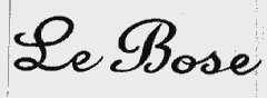 LE BOSE