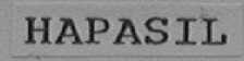 HAPASIL