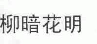 柳暗花明