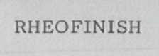 RHEOFINISH