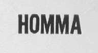 HOMMA