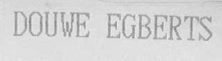 DOUWE EGBERTS