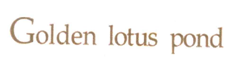 GOLDEN LOTUS POND
