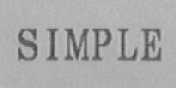 SIMPLE