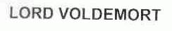LORD VOLDEMORT