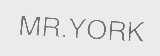 MR. YORK
