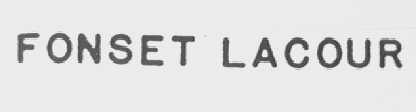 FONSET LACOUR