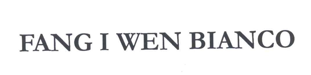 FANG I WEN BIANCO