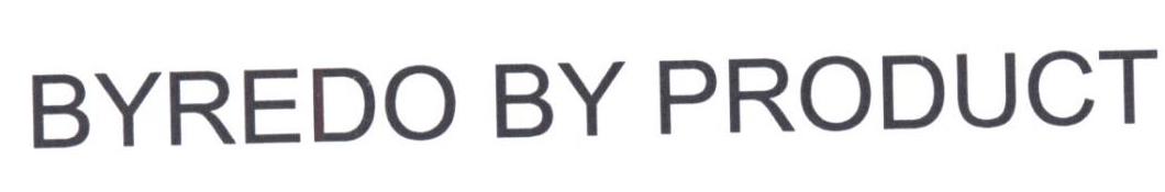 BYREDO BY PRODUCT