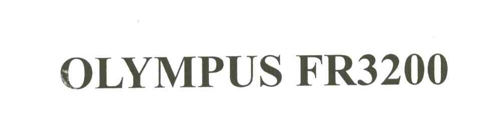 OLYMPUS FR3200