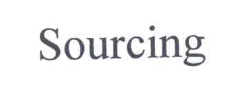 SOURCING
