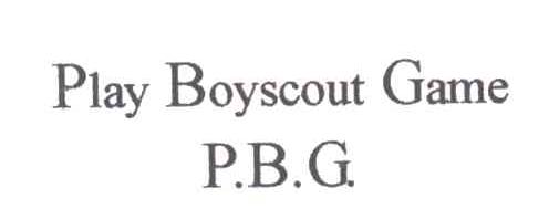 PLAY BOYSCOUT GAME;P B G
